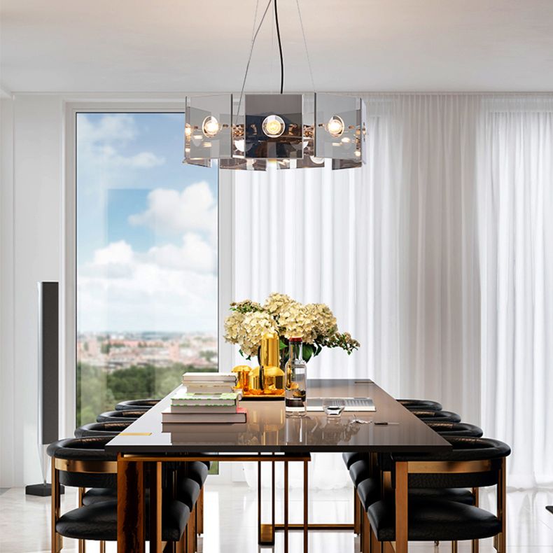 Glass Hanging Pendant Lights Contemporary Hanging Lamps for Living Room