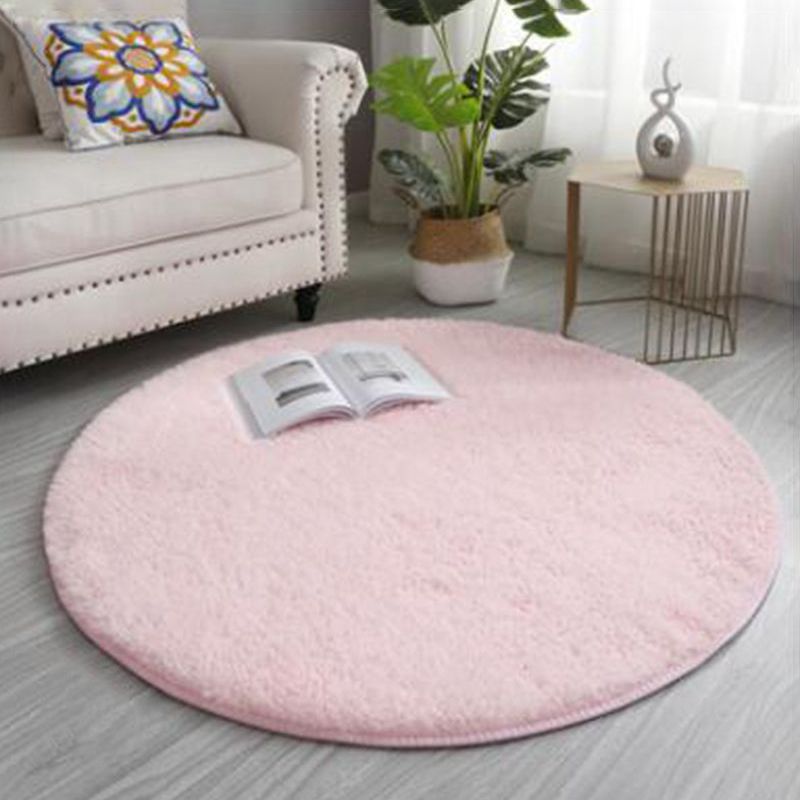Simplicité salon Carpet Couleur Couleur de tapis Polyester Shag Tapis avec un support sans glissement