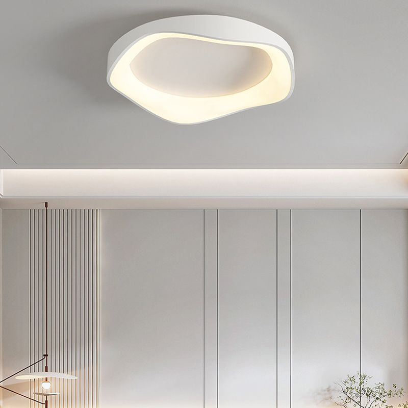 Nordic Flush Mount Metal LED Ceiling Light Fixture for Living Room