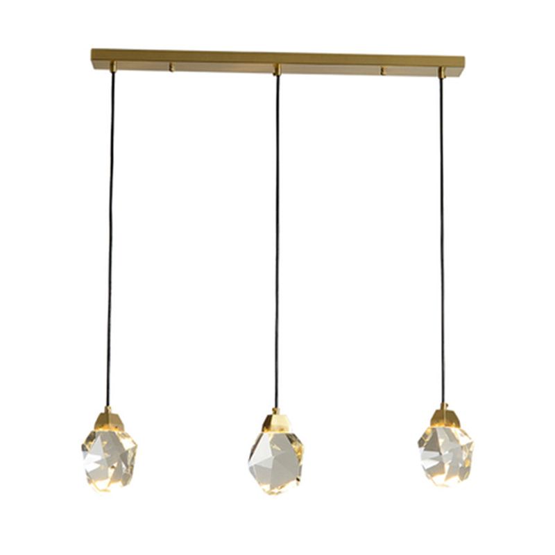 Modern Geometric Pendant Lighting Fixtures Crystal Pendant Lamp