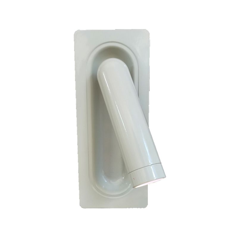 1-Light Cylinder Wall Mount Light Modern Style Metal Reading Wall Lamp