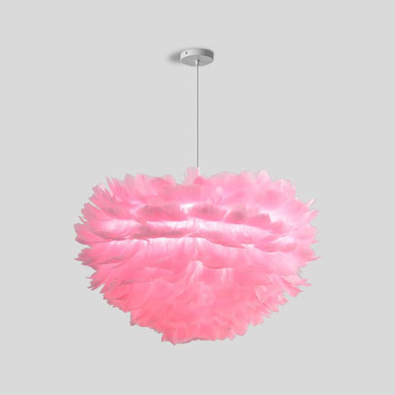Feather Hanging Lights Modern Style Pendant Light Kit voor Living Room Slaapkamer
