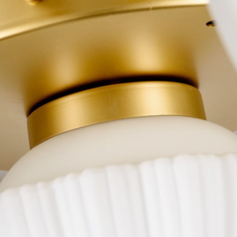 Simplicidad Semi Flush Montaje Iluminación Vidromas Lámpara de techo de la sala de estar