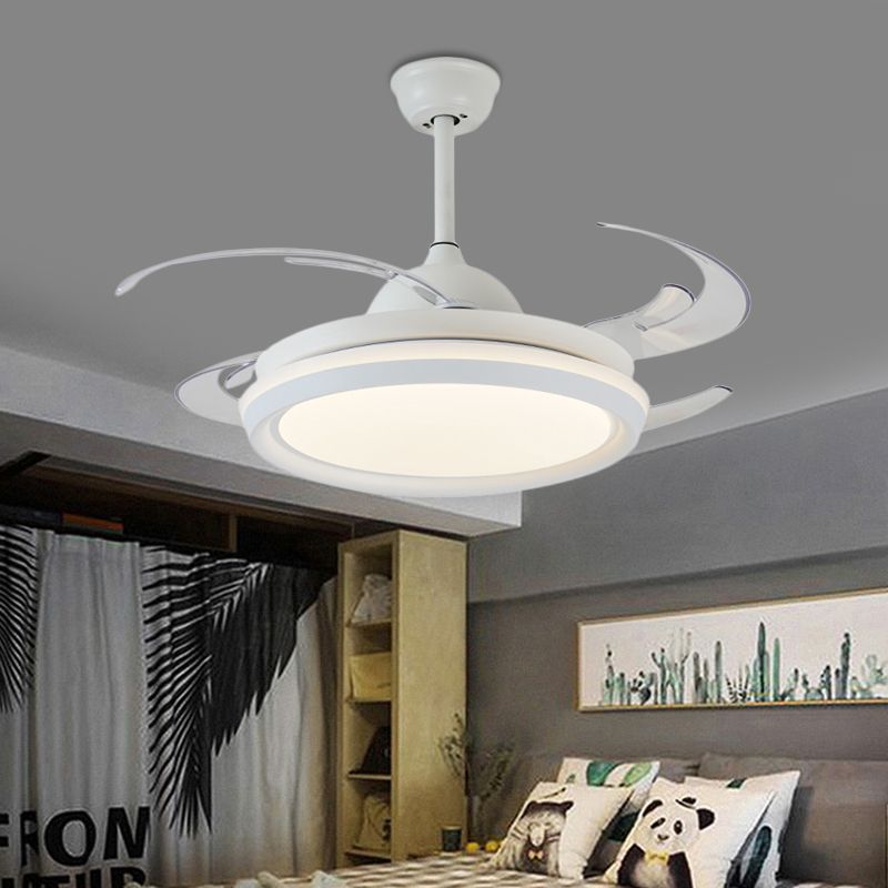 42 "Largeur Simplicité Éclairage de ventilateur de plafond rond