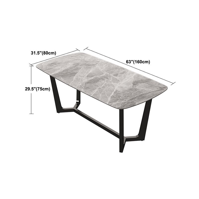 Modern Dining Set Stone 1/5/6/7 Pieces Dining Furniture for Indoor