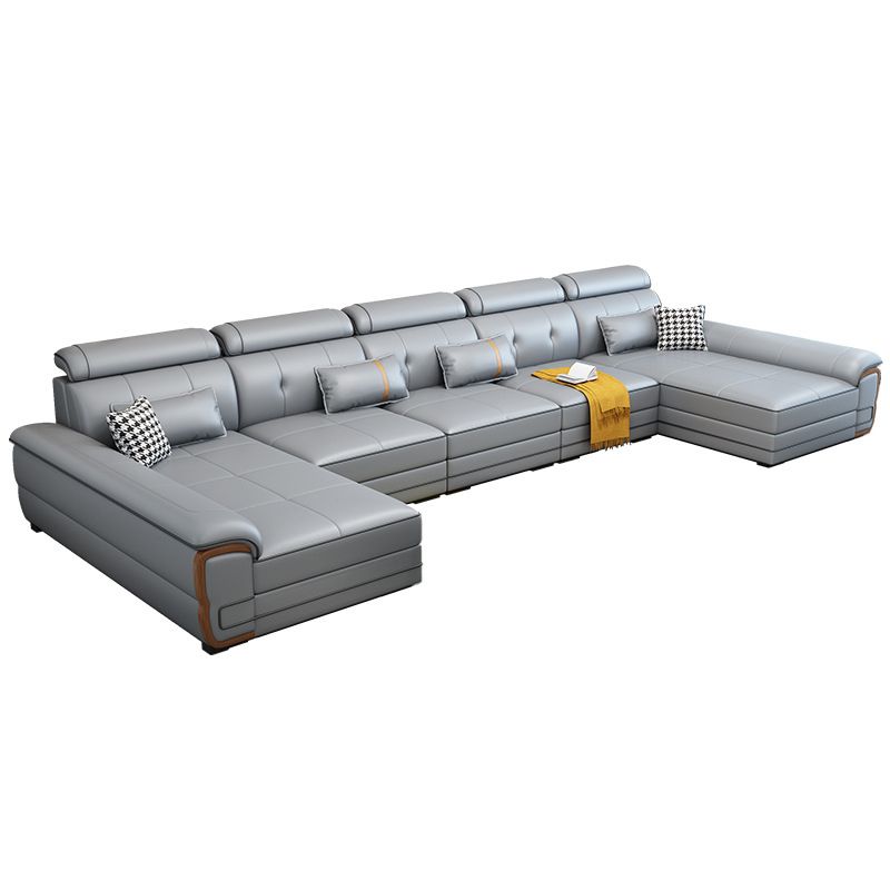 Pillow Top Arm 158.26" D x 70.86" W x 31.49" H Sectionals with Adjustable Bolster Pillows