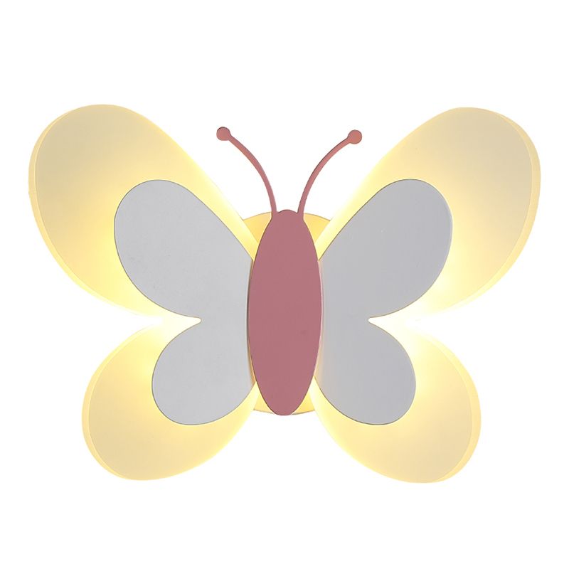 Occompa unica sfumatura in metallo sconce kid in stile 1 luce montata a parete