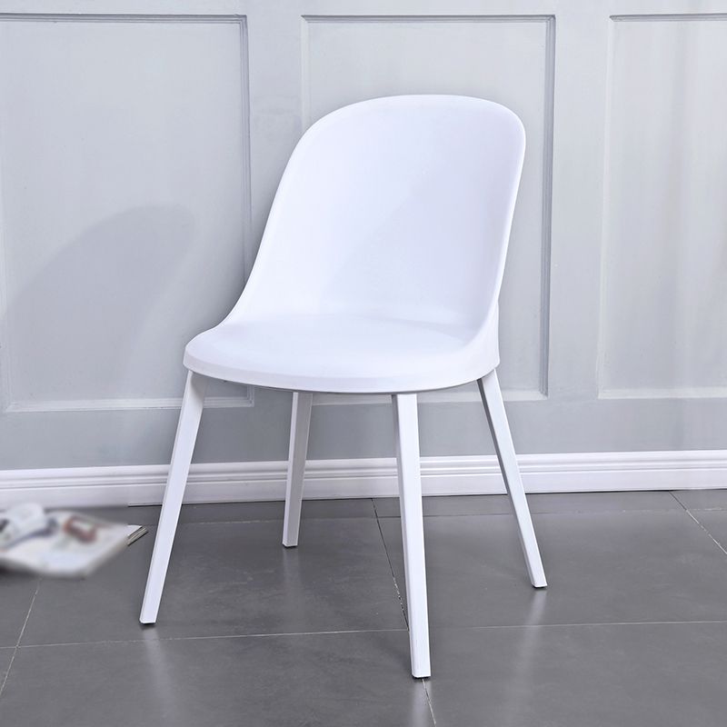 Modern Simple Side Chair Plastic Frame Dining Chair for Dining Room