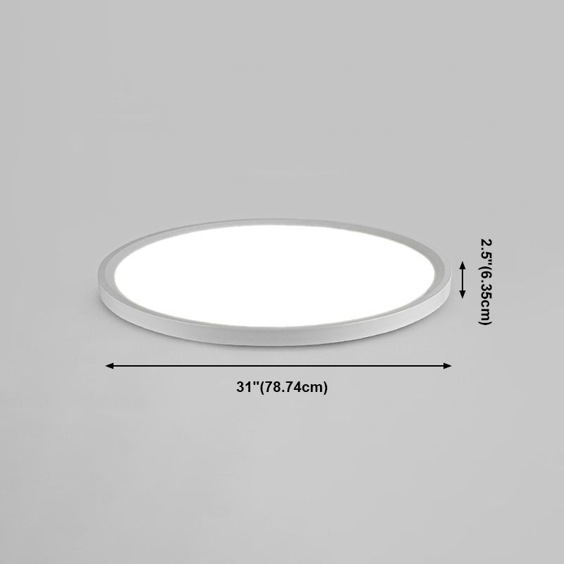 Aluminium Circular LED Ceiling Light in Modern Concise Style Acrylic Indoor Ceiling Fixture