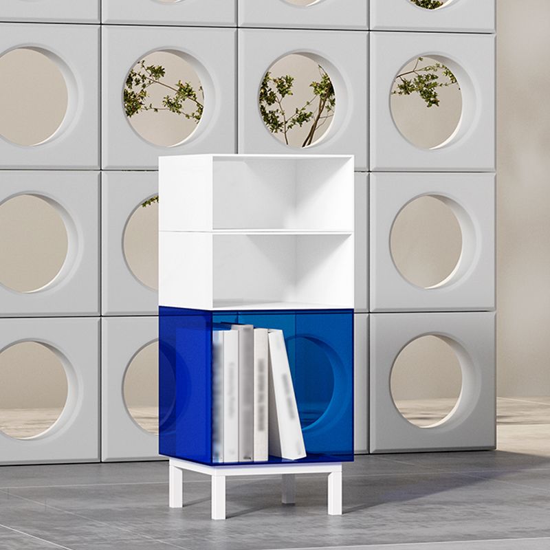 Libreria in stile contemporaneo di libreria chiusa in acrilico per home office