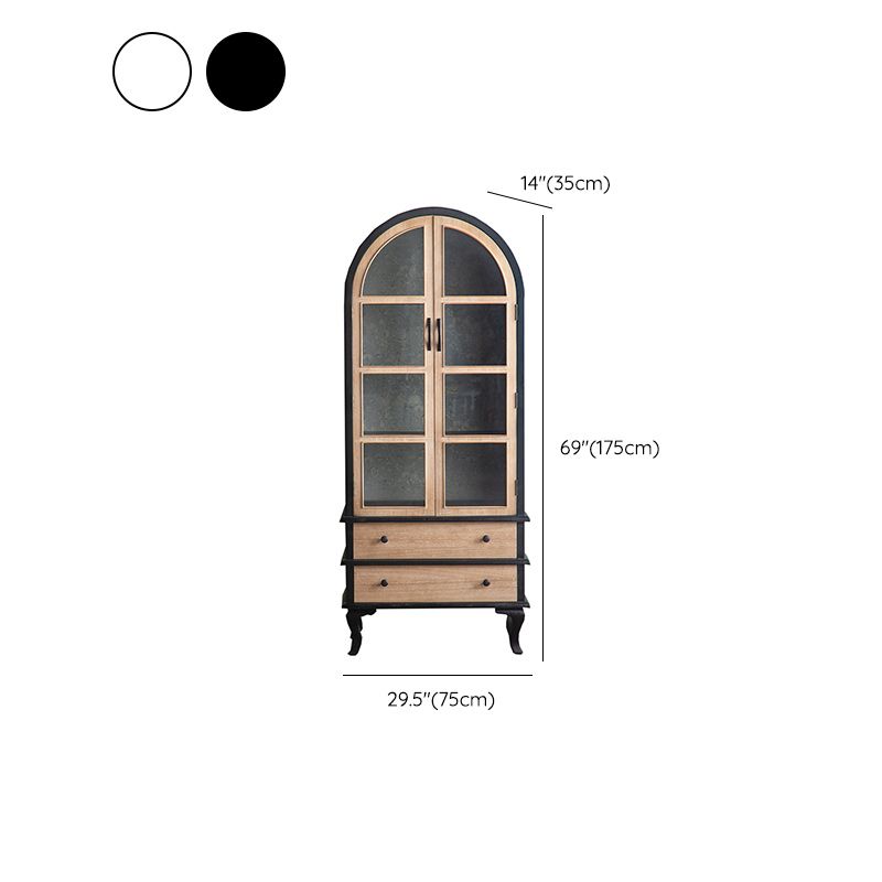 Solid Wood Cabinet Industrial Stain Resistant Accent Cabinet