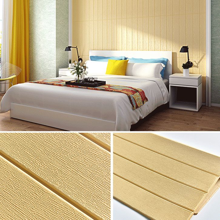 Farmhouse Wall Plank 3D Brick Bedroom and Living Room Wall Panels Set of 10