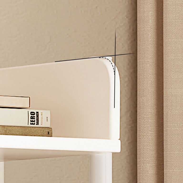 Engineered Wood Bookshelf Standard Open Back Scandinavian Bookcase