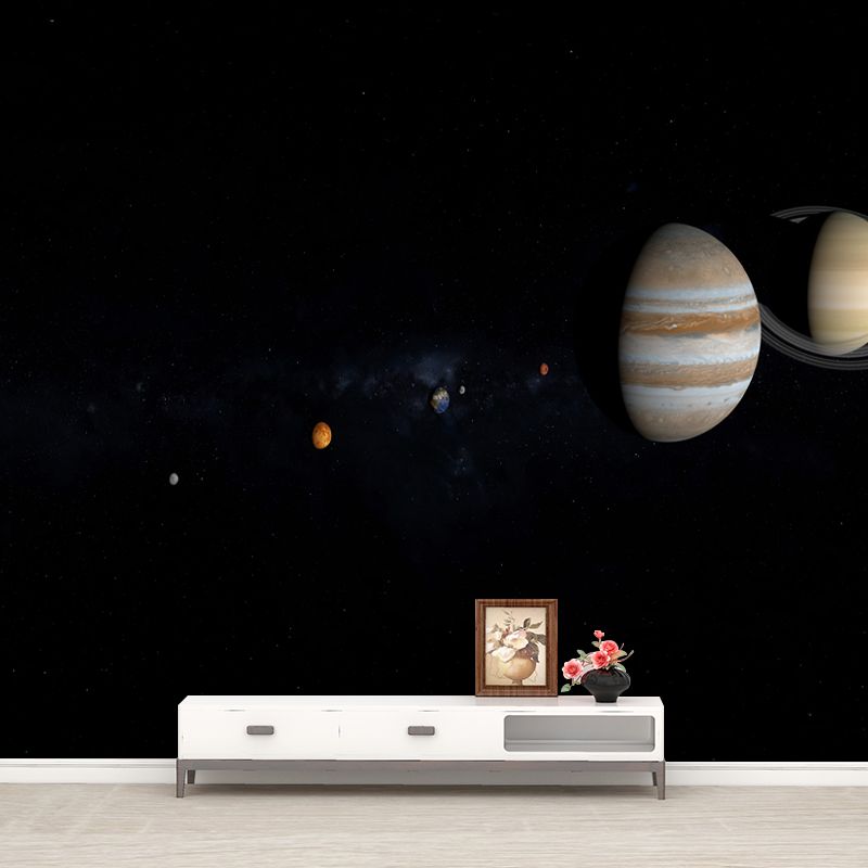 Cosmos Space Mural Personalized Size Wall Covering for Sleeping Room, Water Resistant