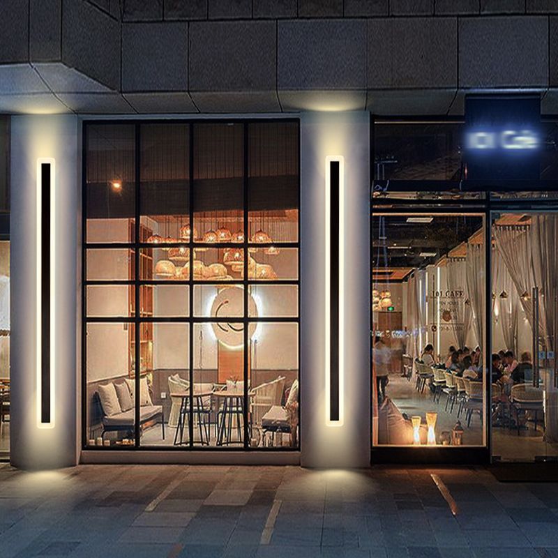 1 luccio di illuminazione da parete di moda semplice per parete lineare moderna moderna