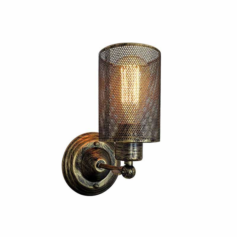 Modern Wall Sconce Adjustable Cylinder Shape Vanity Lamp with Metal Shade for Bathroom