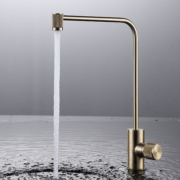 Contemporary Kitchen Bar Faucet Lead Free Swivel Spout High Arch Faucet