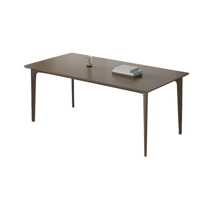 Medieval Modern Solid Wood Table Rectangular Table with 4 Legs