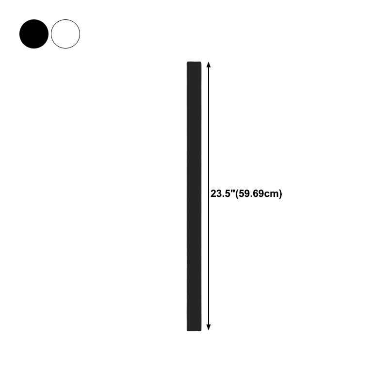 Linear Shape Metal Wall Light Modern Style Single Light Wall Mount Lamp