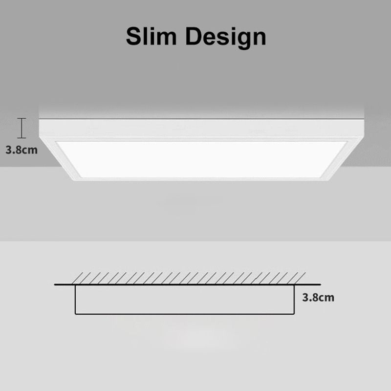 Moderno Flush Monte Light Fixtures Acrilico Flush Light
