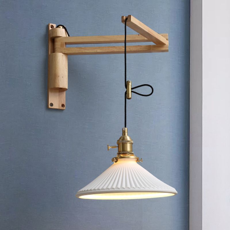 STANTE MODERNO MONTICOLO MONTO DI MOLTO LUCE LAMPARE SCONCA A MOLTO REGOLABILE con legno per camera da letto