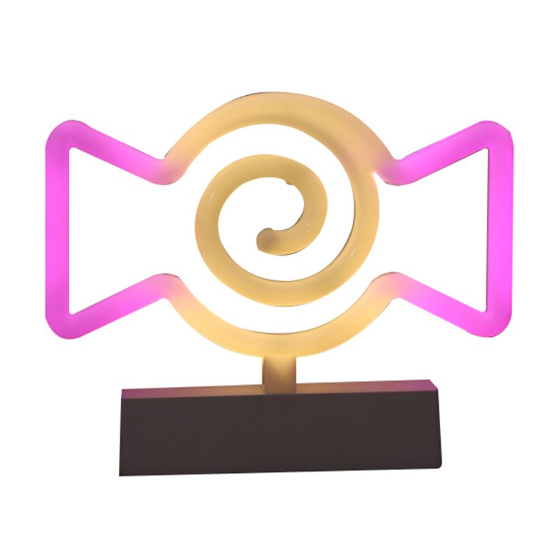 Lumo da tavolo da notte geometrico in plastica moderna LAMPAGNO NOVE BIANCO PER CAMERA PER CAMERA