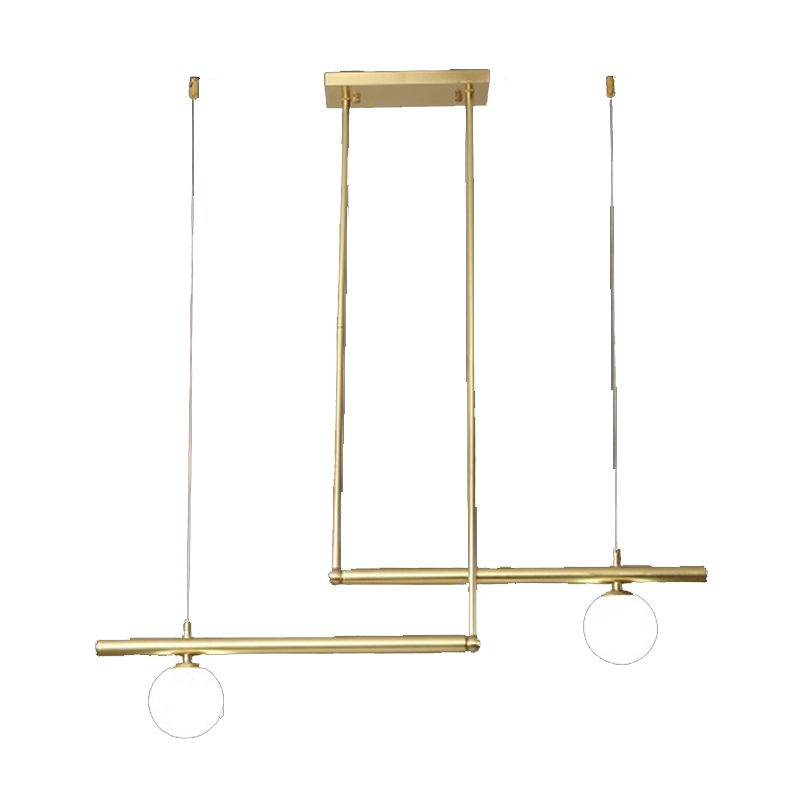 Modern Island Light Glass Hanging Lighting Fixture for Dining Room