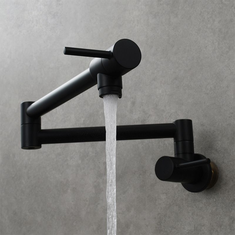 1-Handle Faucet 1-Hole Touchless Single Level Low Profile Pot Filler Kitchen Faucet