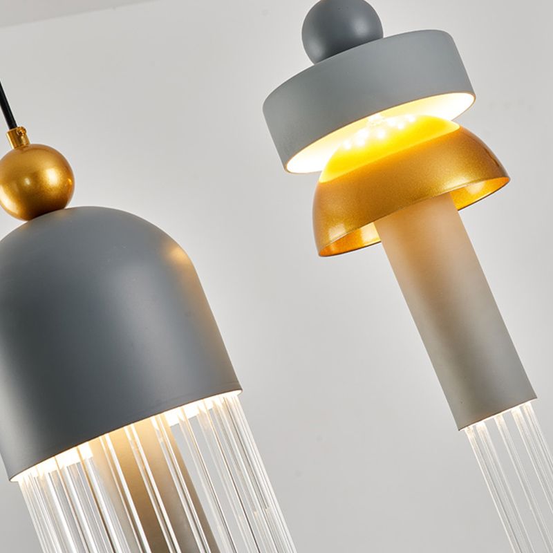 1 éclairage de suspension géométrique légère