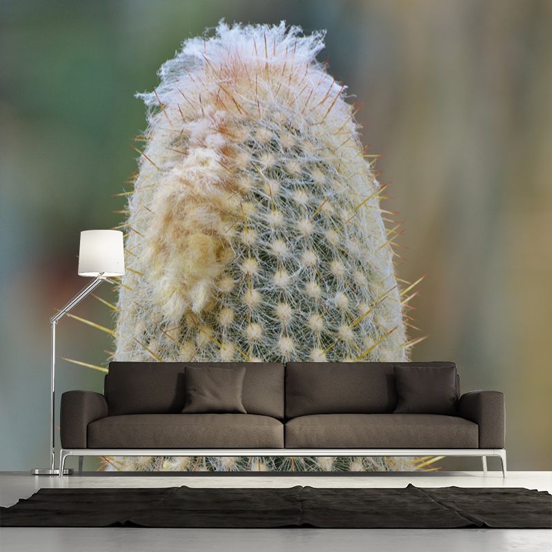 Tropical Plant Cactus Wall Art Decor for Reading Room, Water Resistant
