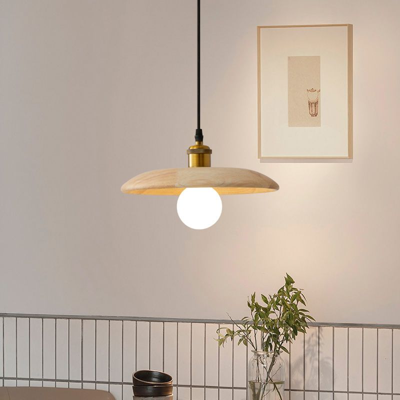 Luminaire à manger en bois de pentification de style nordique de style nordique