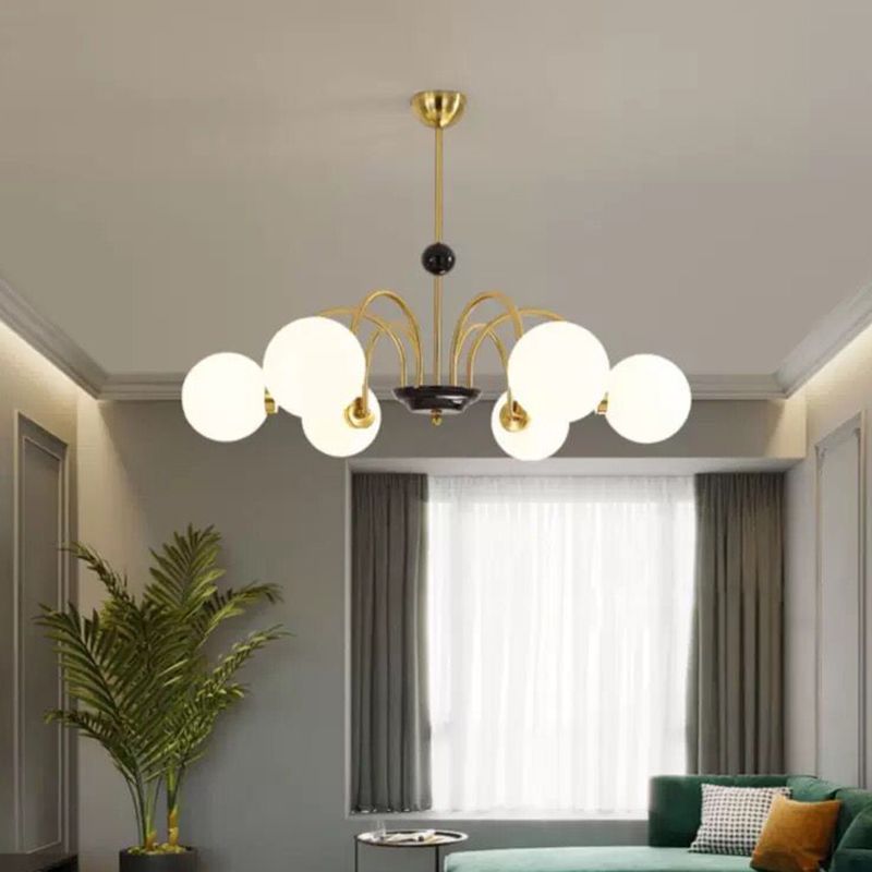 Contemporary Sphere Chandelier Lights Glass Chandelier Lighting Fixtures