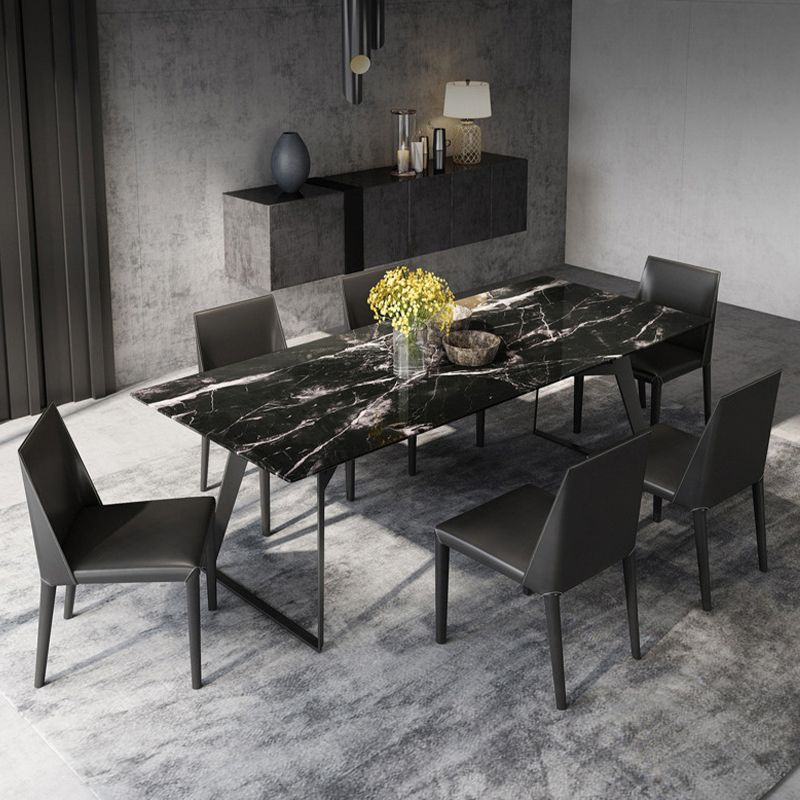 Faux Leather Kitchen Dining Chair Contemporary Kitchen Dining Armless Chair