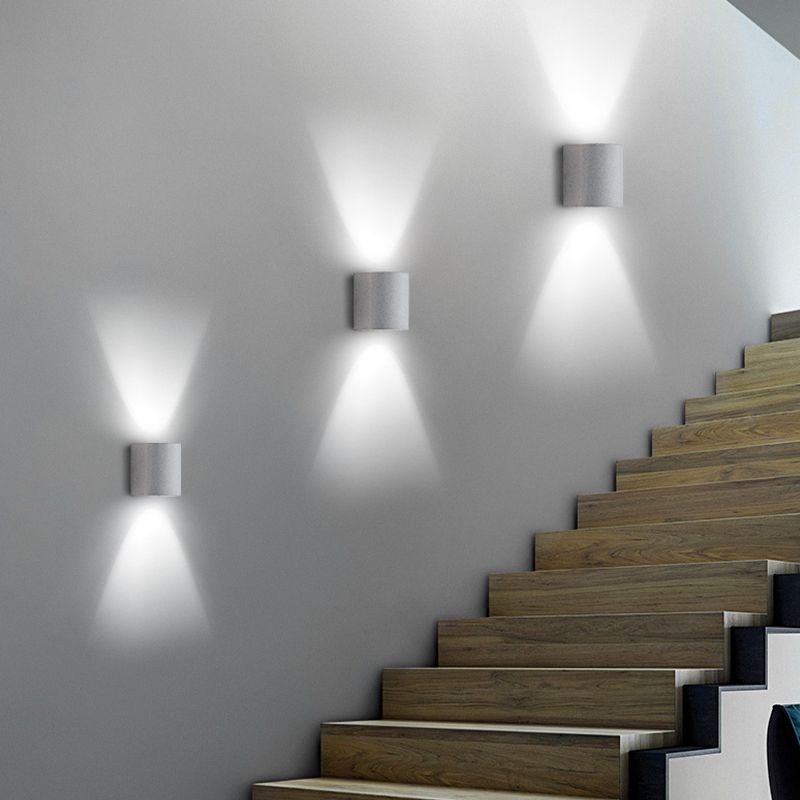 Wohnzimmer ein Kopfwandleuchten moderne Zementwandmontageleuchte