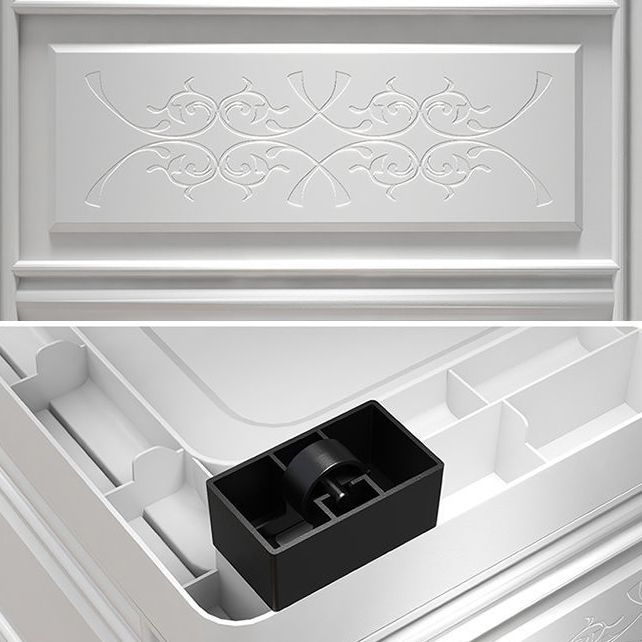 Modern Style Wardrobe Plastic Bedroom Wardrobe Closet With Drawers