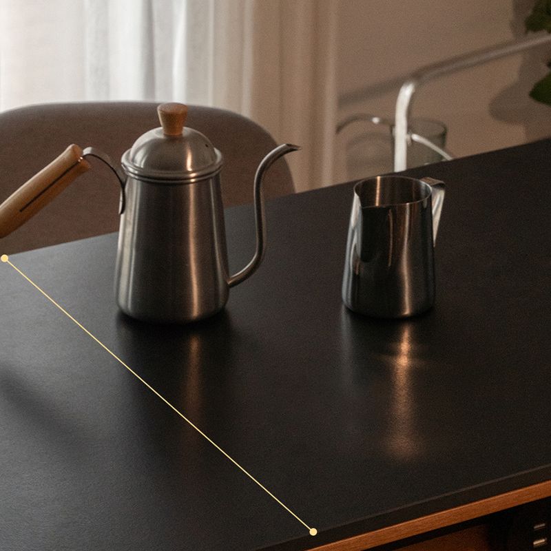 Stone Top Bar Dining Table Free Form Bar Table with Storage Base