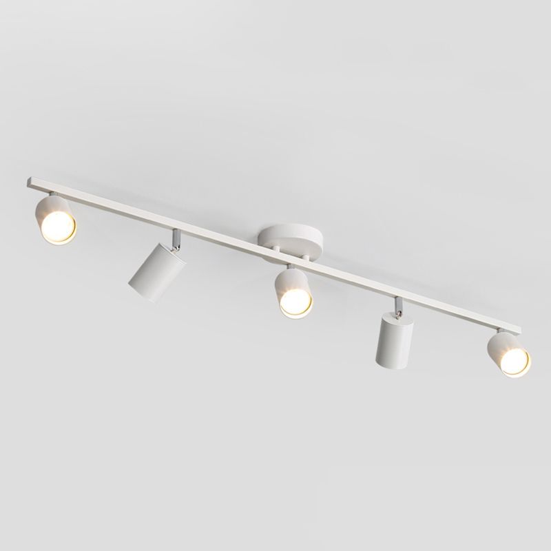 Luz LED de montaje en la pista de metal cilíndrico nórdico para la cocina y el dormitorio