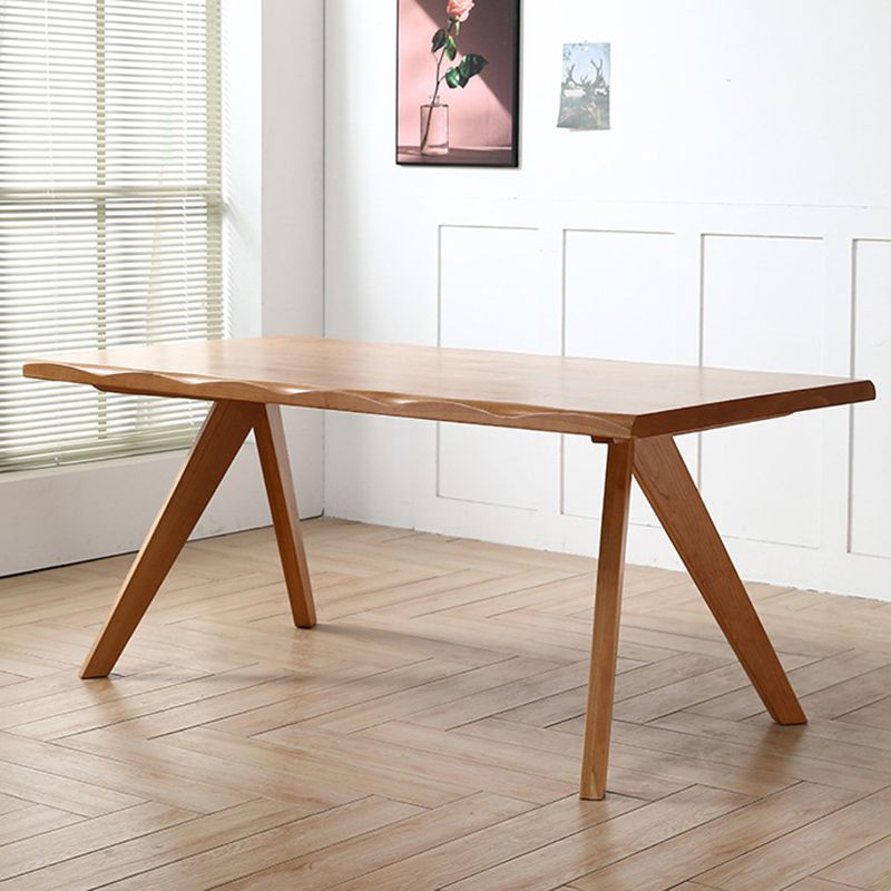 Dining Room Dinner Kitchen Table Solid Wood Rectangle Dining Table