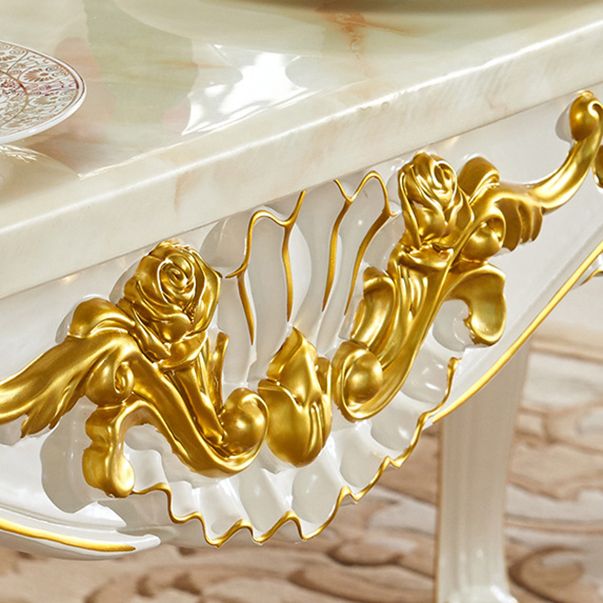 Victoria Style Rectangle Table Set 1/2/3/7 Pieces Dining Set for Home