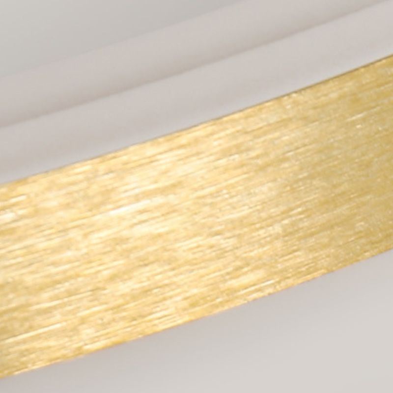 Circle Ceiling Light Fixture Minimalist LED Aluminum Ceiling Mounted Light