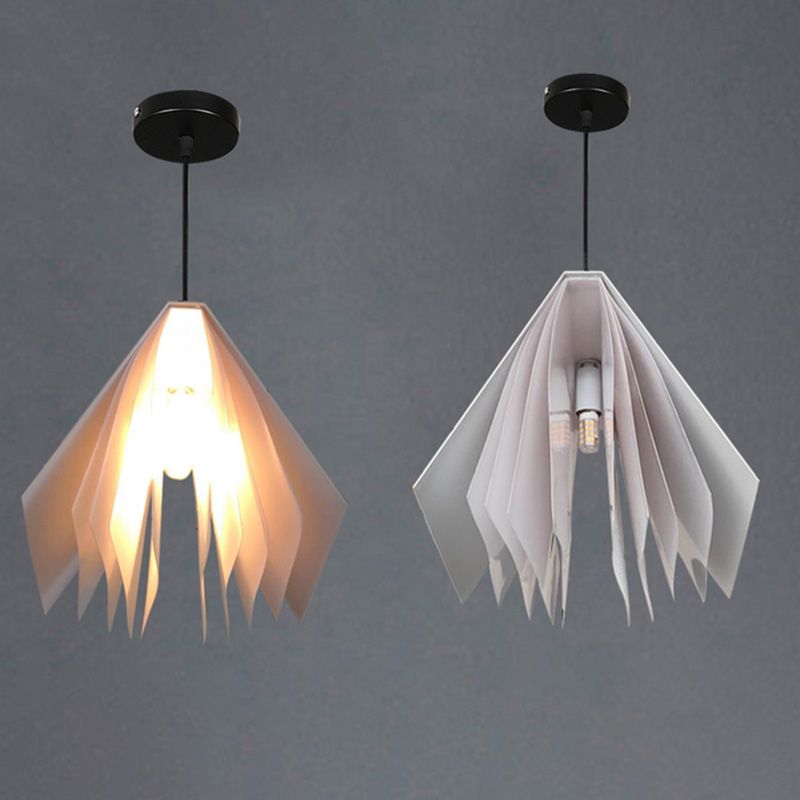 Forme de livre de style nordique Colron Macron Modern Metal 1 Kit d'éclairage de la tête pour la cuisine