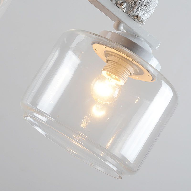 Modern 3-licht wit eilandverlichtingsontwerp voor eetkamer