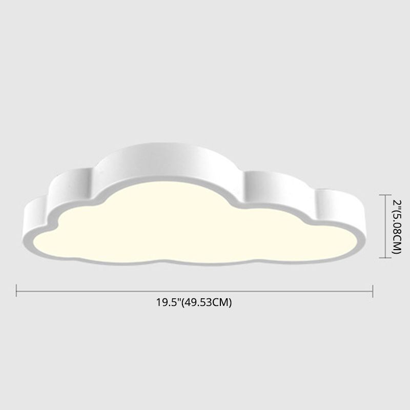 Luz de techo empotrada moderna LED de acrílico con luz de techo empotrada para dormitorio en la nube