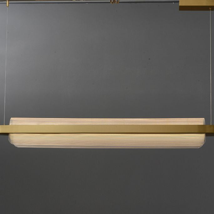 Curl Hanging Island Lights Ultra-Contemporary Acrilic lampadario Acriffetti di illuminazione per il ristorante