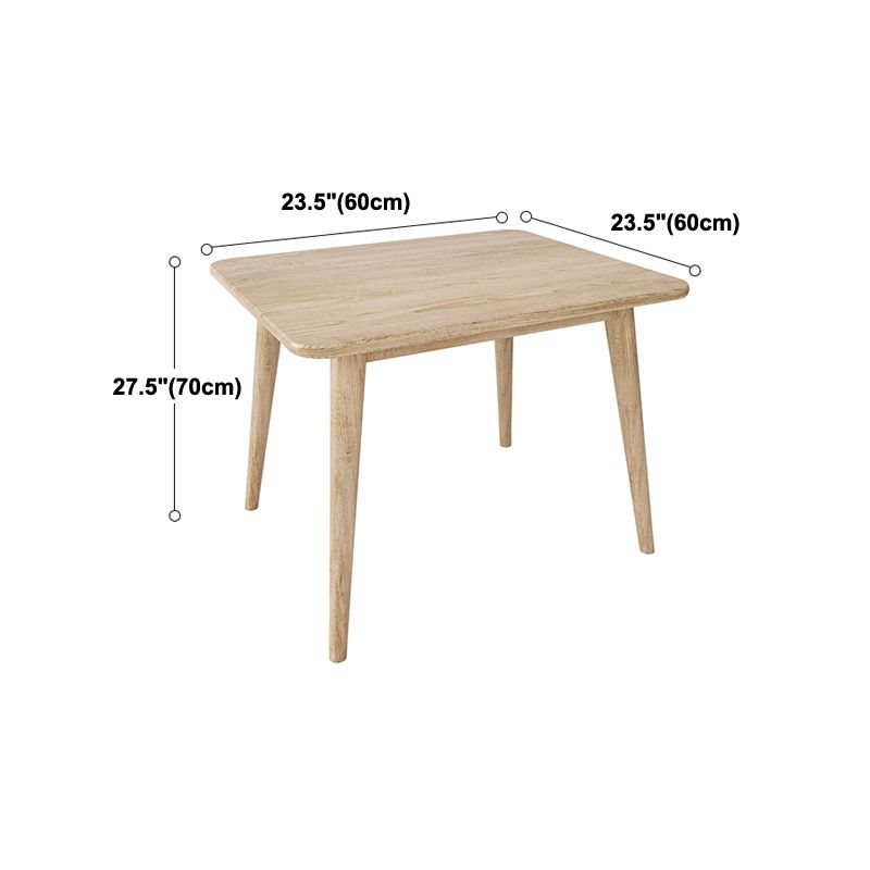Solid Wood 4-foot Dinette Table Industrial Style Dining Table for Home