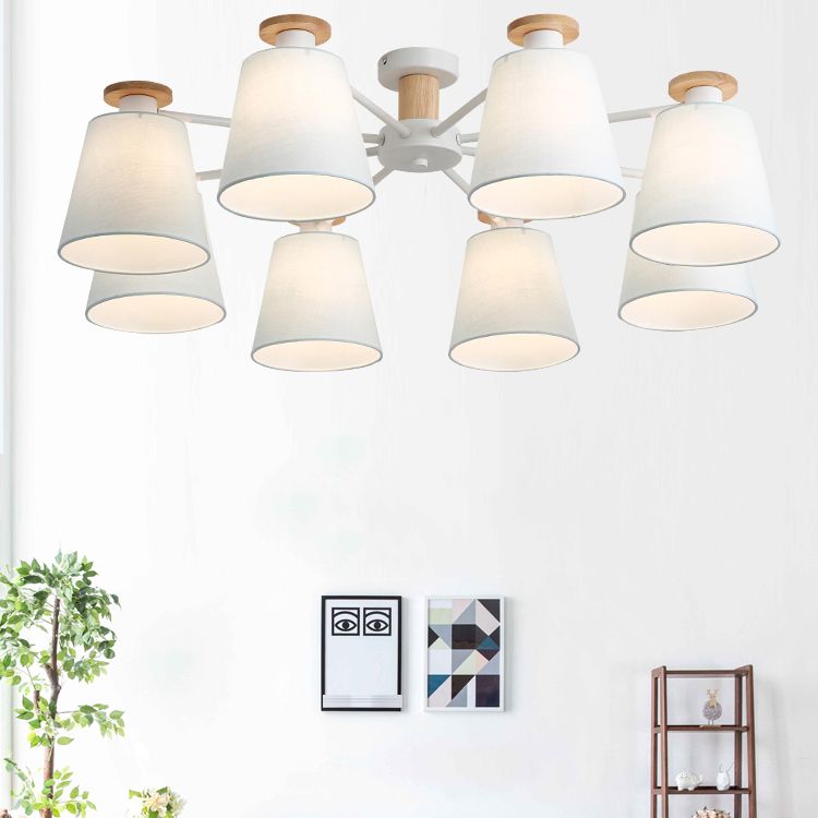 Lámpara de techo múltiple de estilo cilíndrico de estilo moderno