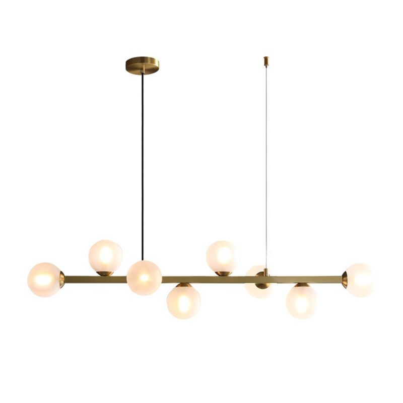Contemporary Island Light Glass Hanging Light for Dining Room