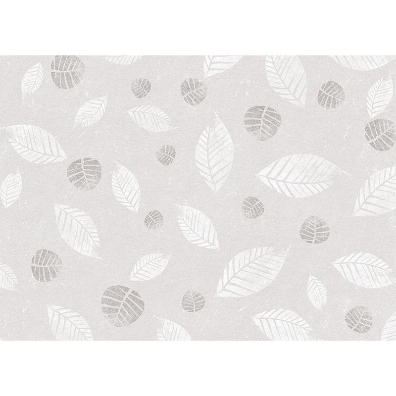 Tropical Plants Wall Mural Tropical Style Mildew Resistant for Bathroom