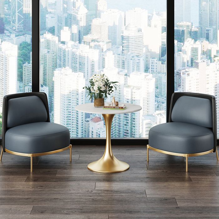 Modern Style Dining Table Tulip Sintered Stone Table for Dining Room