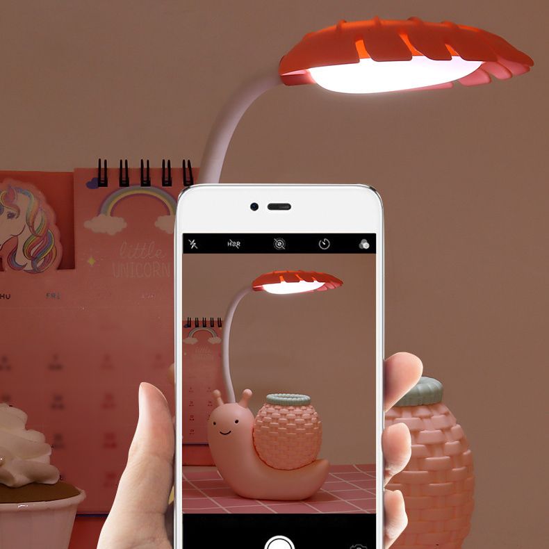 Macaroon Snail en forme de mini lampe de table ABS ABS PLANT CRÉATIVE LED LETTANDE DE LED POUR CHAMBRE